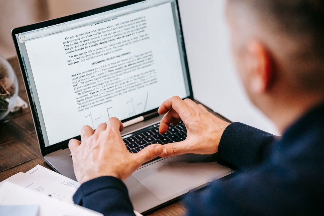 PDF Gear — person working at laptop