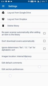 Screenshots of the App